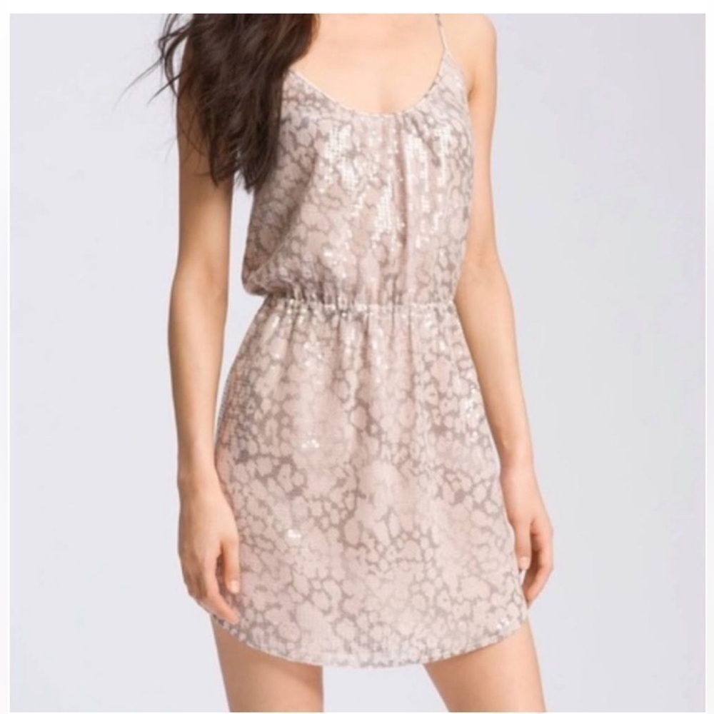 Rebecca Taylor Sequin Party Dress Short